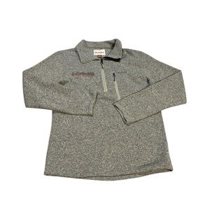 Simms Full Zip Fleece Jacket Tan‎ Heather Size Small